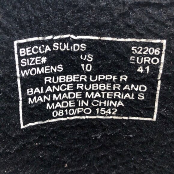 Bogs Becca Solids Waterproof Rubber Rain Boots 10 - Picture 8 of 13